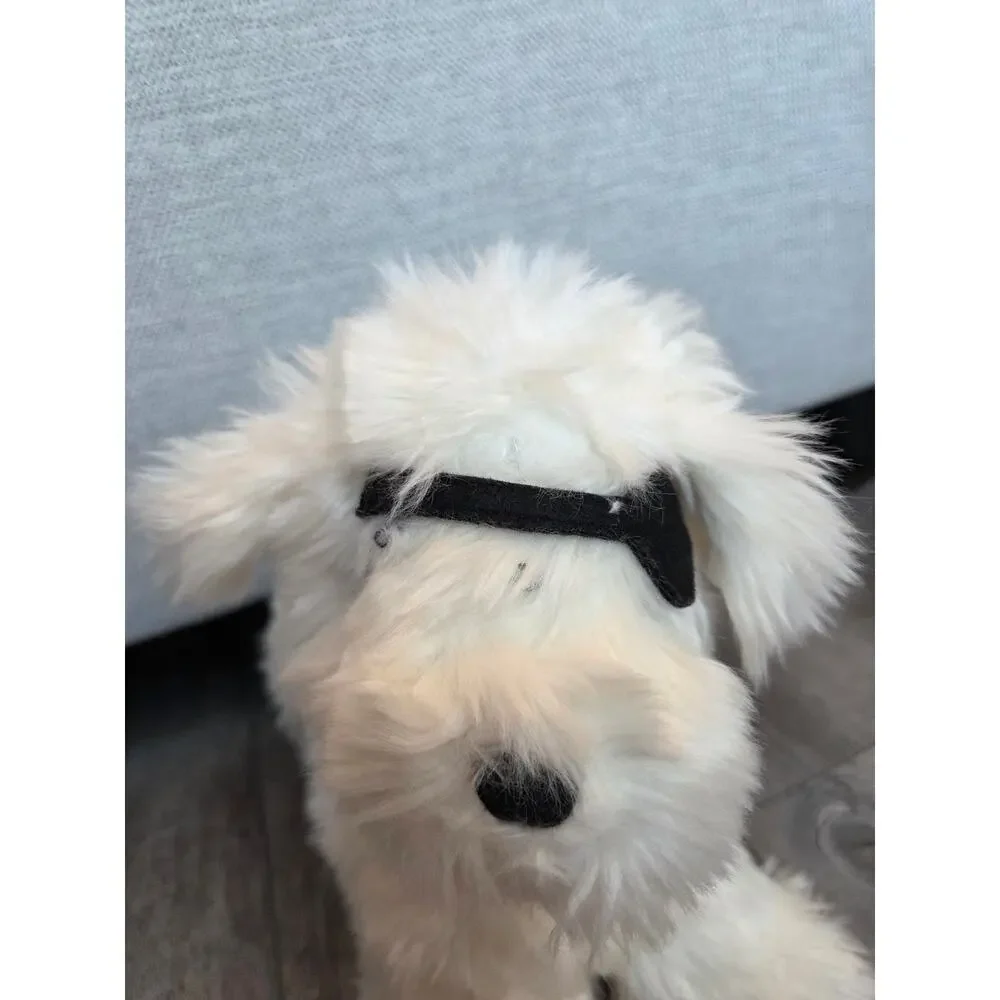 VTG Gymboree Pirate Dog Plush White Shaggy Husky Puppy Retired 12